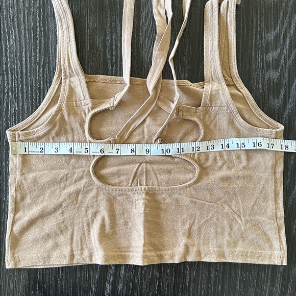 Free People Thea Skirt and Top Set in Sand Brown, Size Medium - Picture 10 of 13